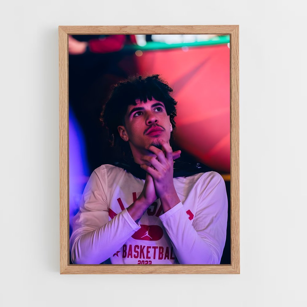 Poster La Pause de Lamelo – affiche Basketball (vue 4)